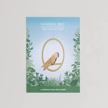 Load image into Gallery viewer, HANGING BRASS BIRD
