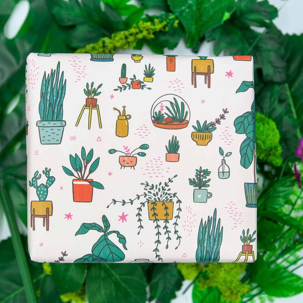 HOUSE PLANT WRAPPING PAPER