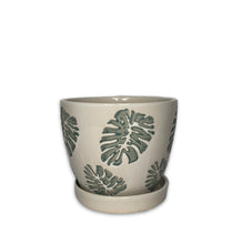 Load image into Gallery viewer, MONSTERA POT WITH SAUCER
