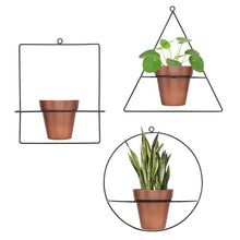 Load image into Gallery viewer, HANGING METAL PLANTER
